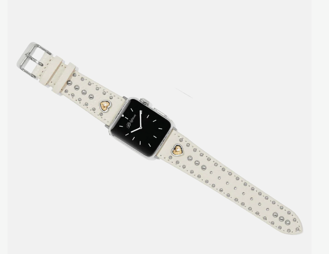 Smart Bands - Pretty Tough Heart Leather Watch Band
