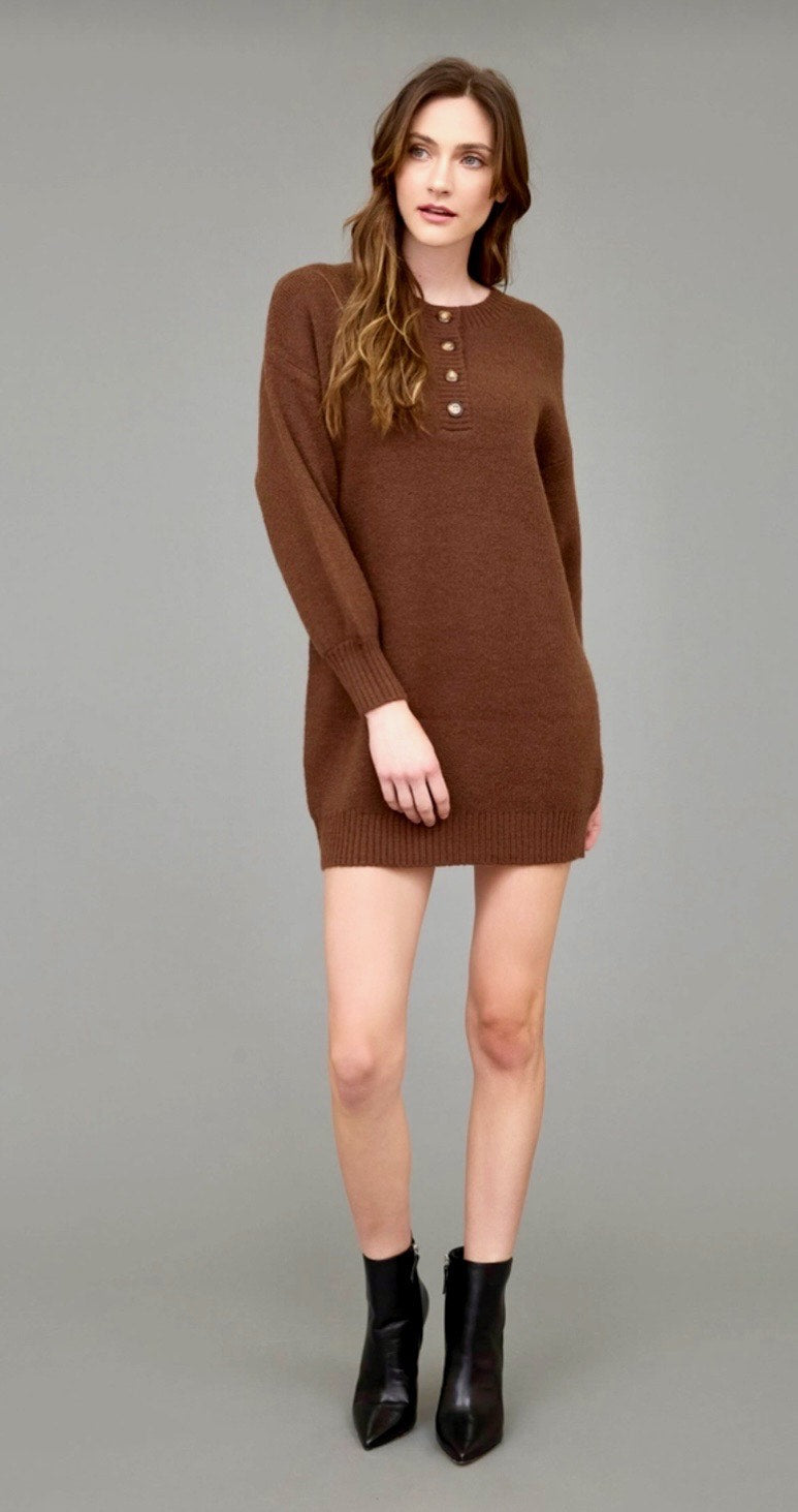 Blu Pepper - Mini Sweater Dress