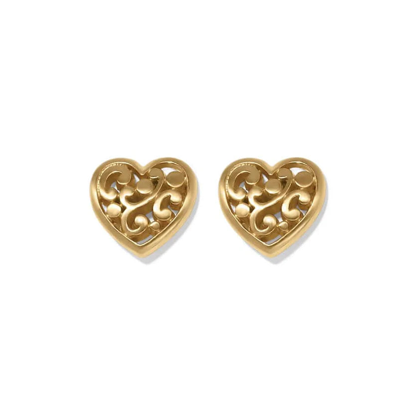 Brighton Contempo Heart Post Earrings