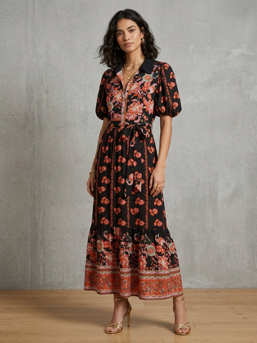 Entro Bohemian Style Maxi Dress
