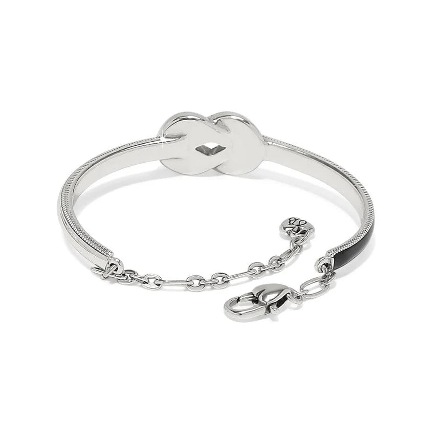 Brighton Interlok Harmony Black Bar Bracelet