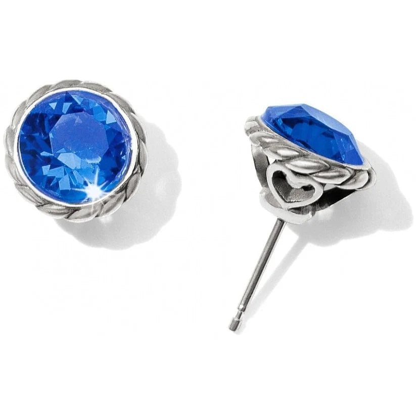 Brighton - Iris Sapphire Stud Earrings