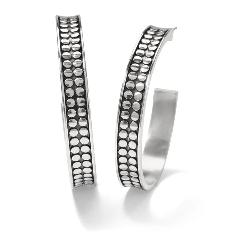 Brighton Pebble Dot Medium Hoops