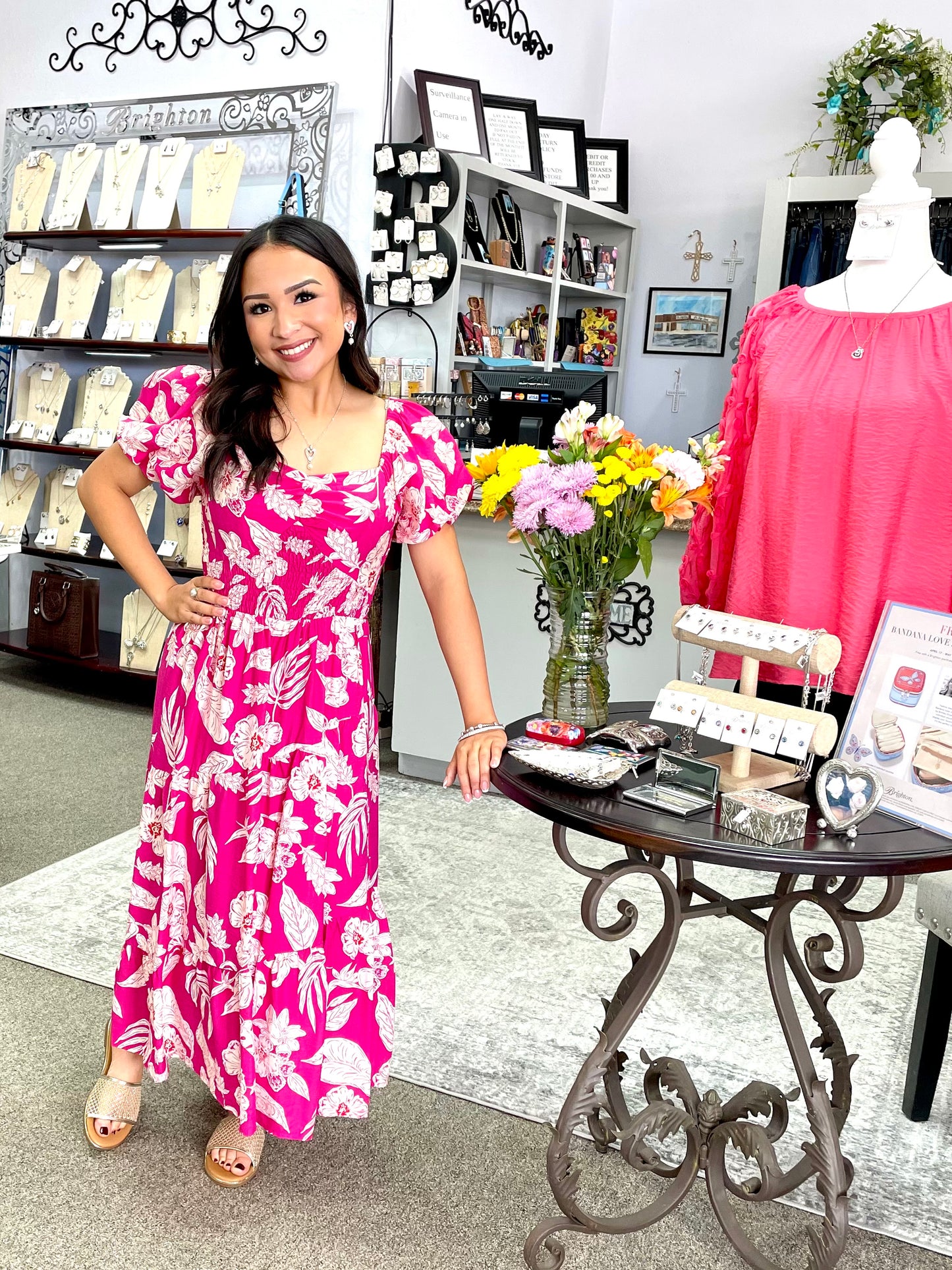 Dress - Umgee Pink Midi