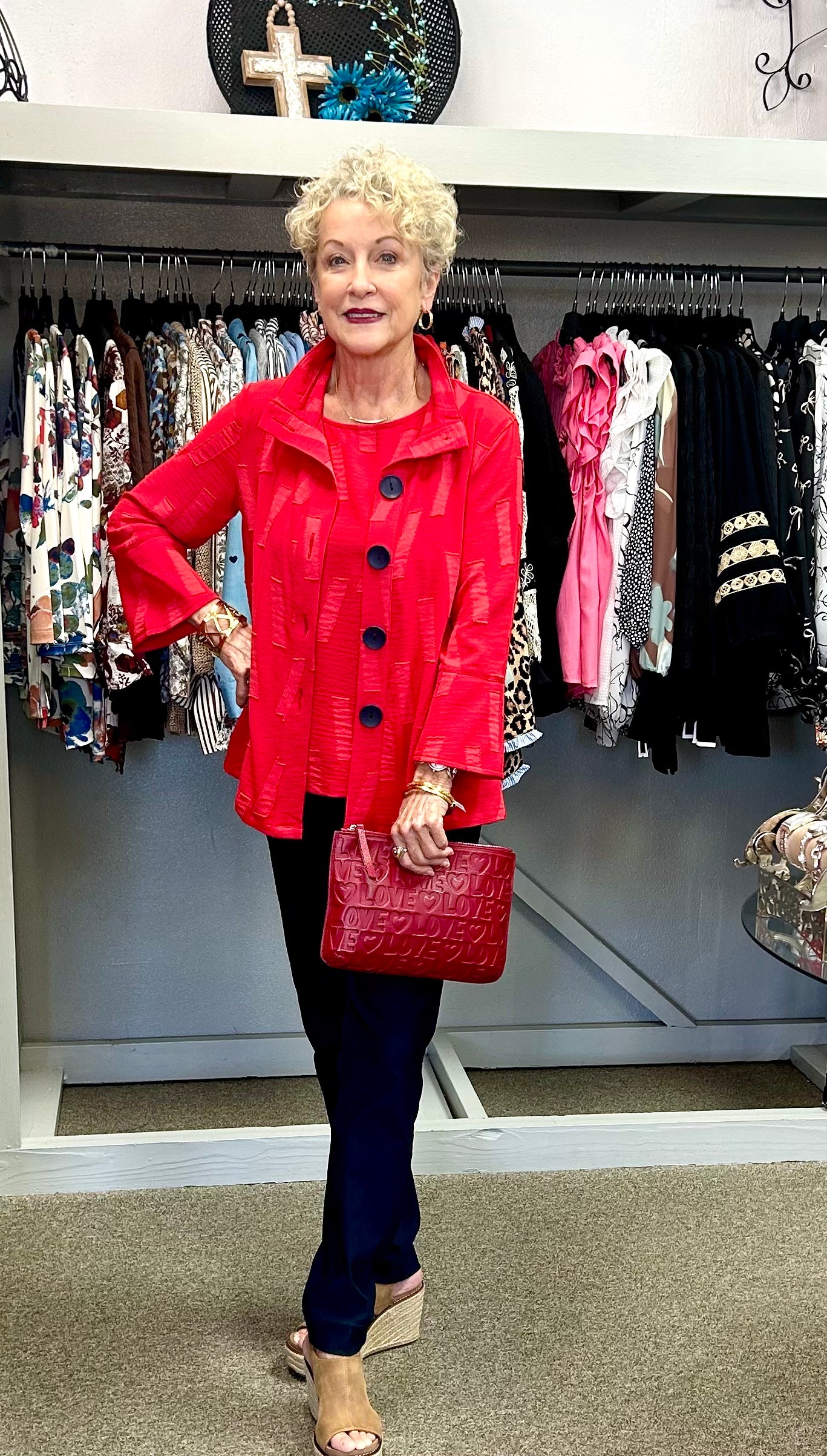 Multiples Top - Red Hot