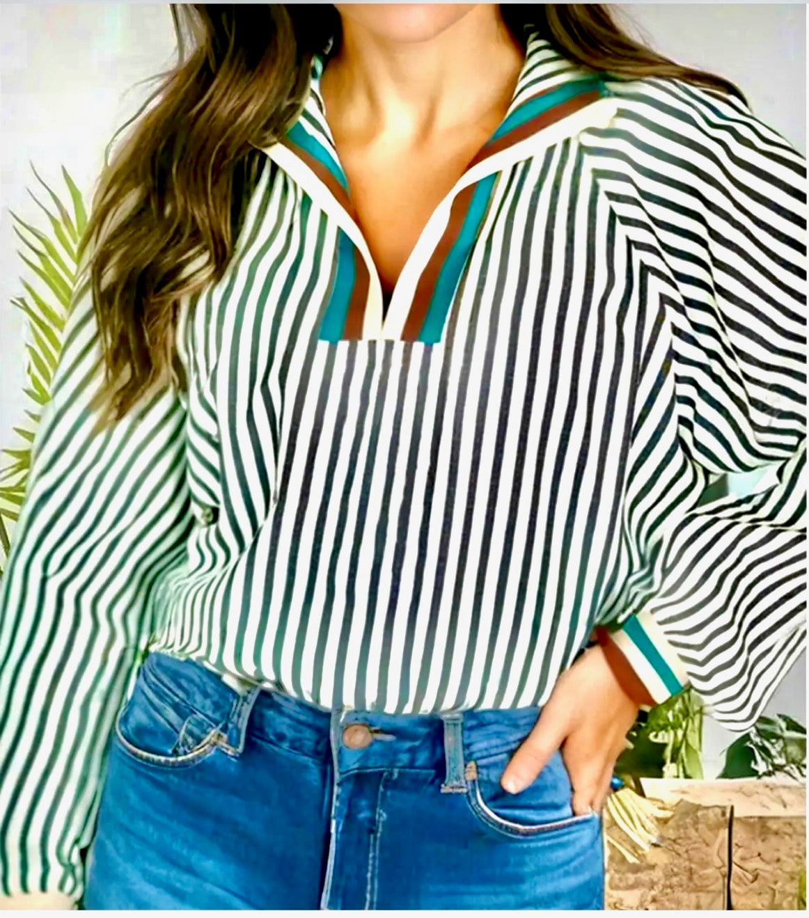 Missy Striped Top