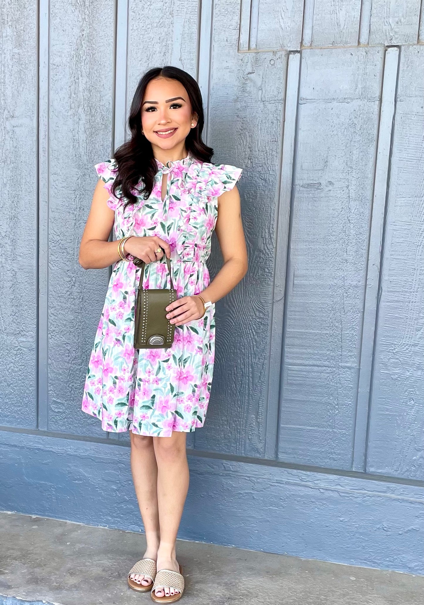 Umgee - Floral Mini Dress