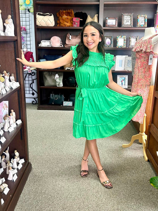 Umgee Dress - Pretty in Green