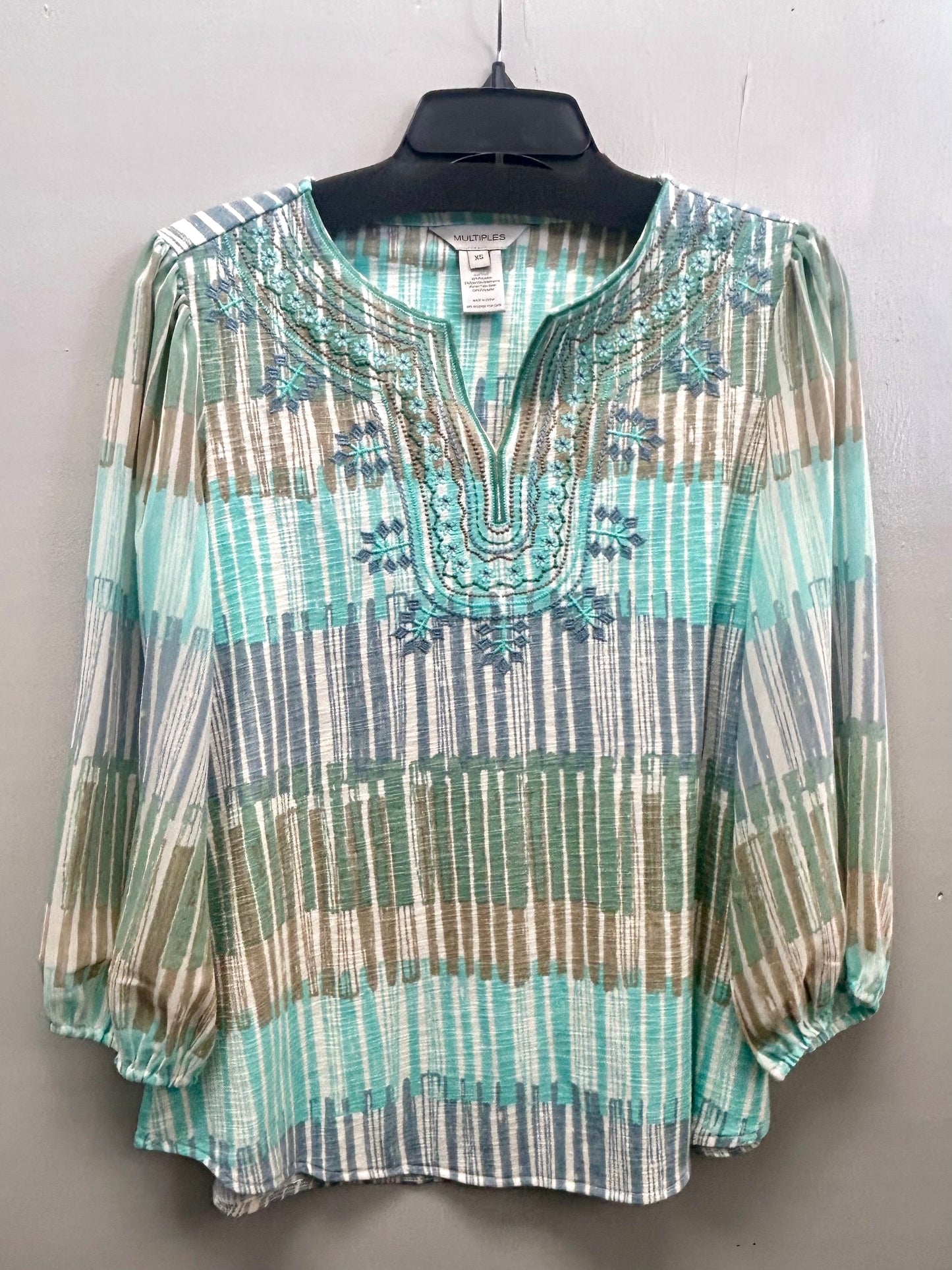 Multiples Embroidery Top