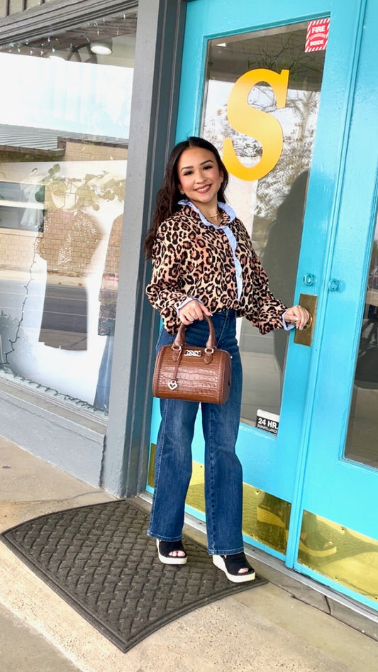 Missy Top - Leopard Print