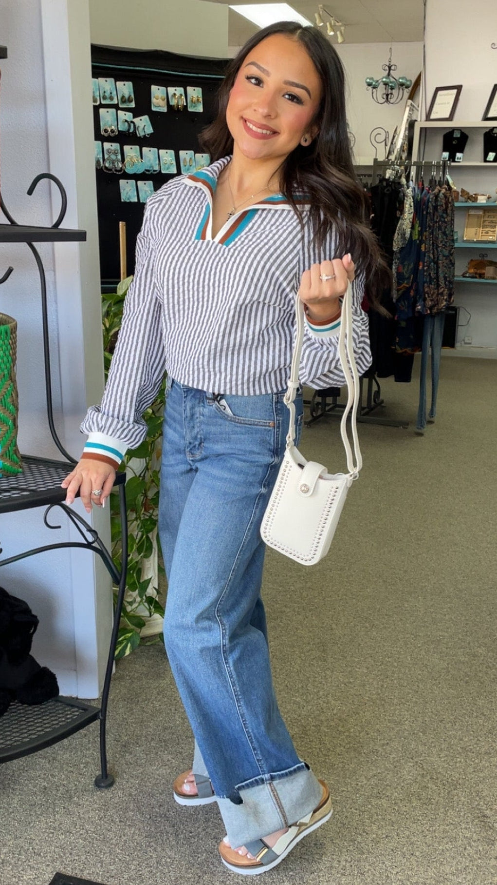 Missy Striped Top