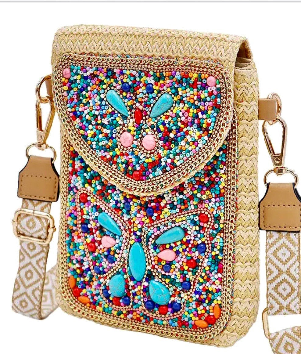 Butterfly Bohemian Crossbody Bag