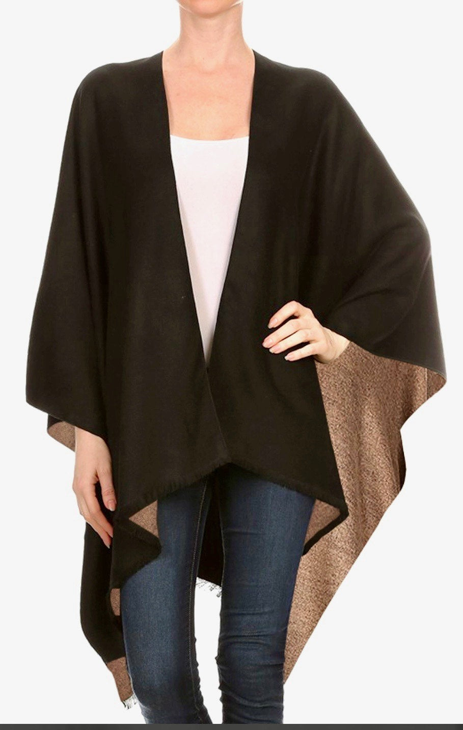 Open Cape Poncho