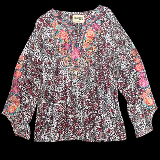 Savanna Jane - Embroidered Top (plus size)
