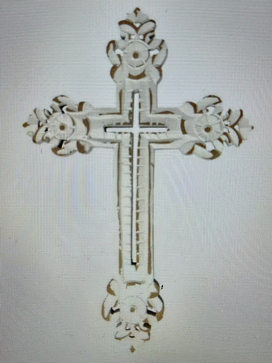 White Wooden Cross