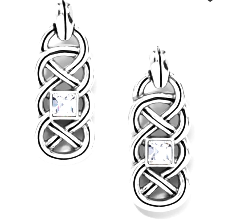 Interlok Lustre Post Drop Earrings