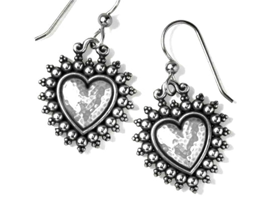 Telluride Heart French Wire Earrings