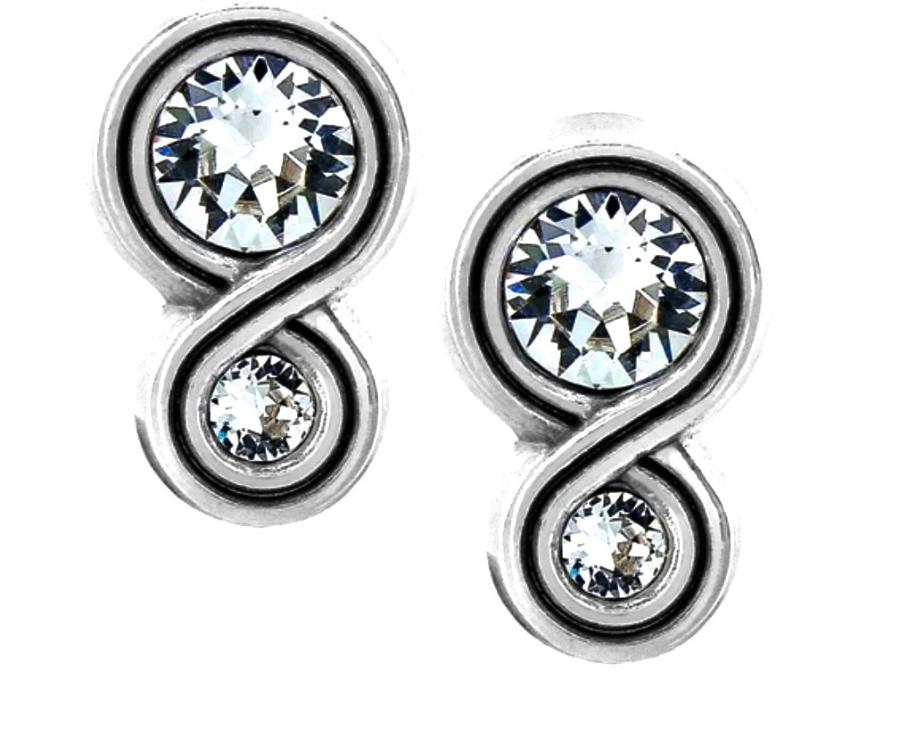 Infinity Sparkle Post Earrings