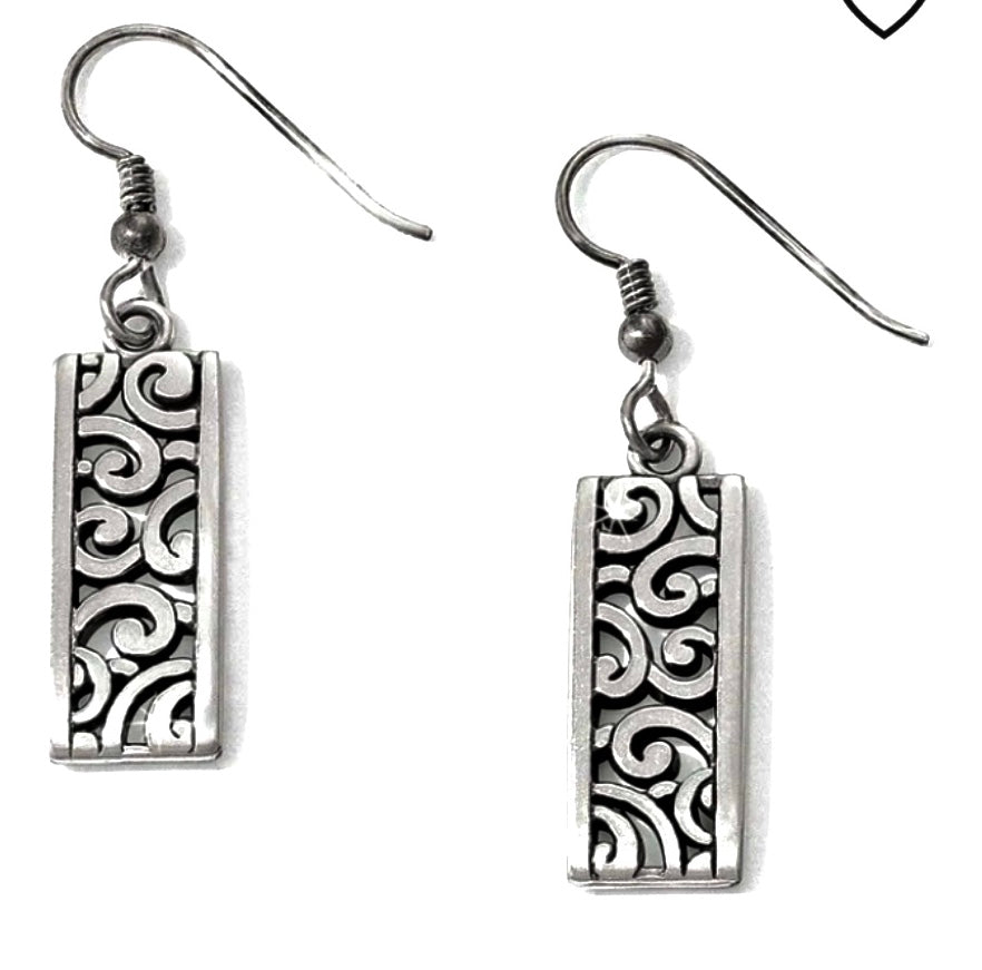 Deco Lace French Wire Earrings