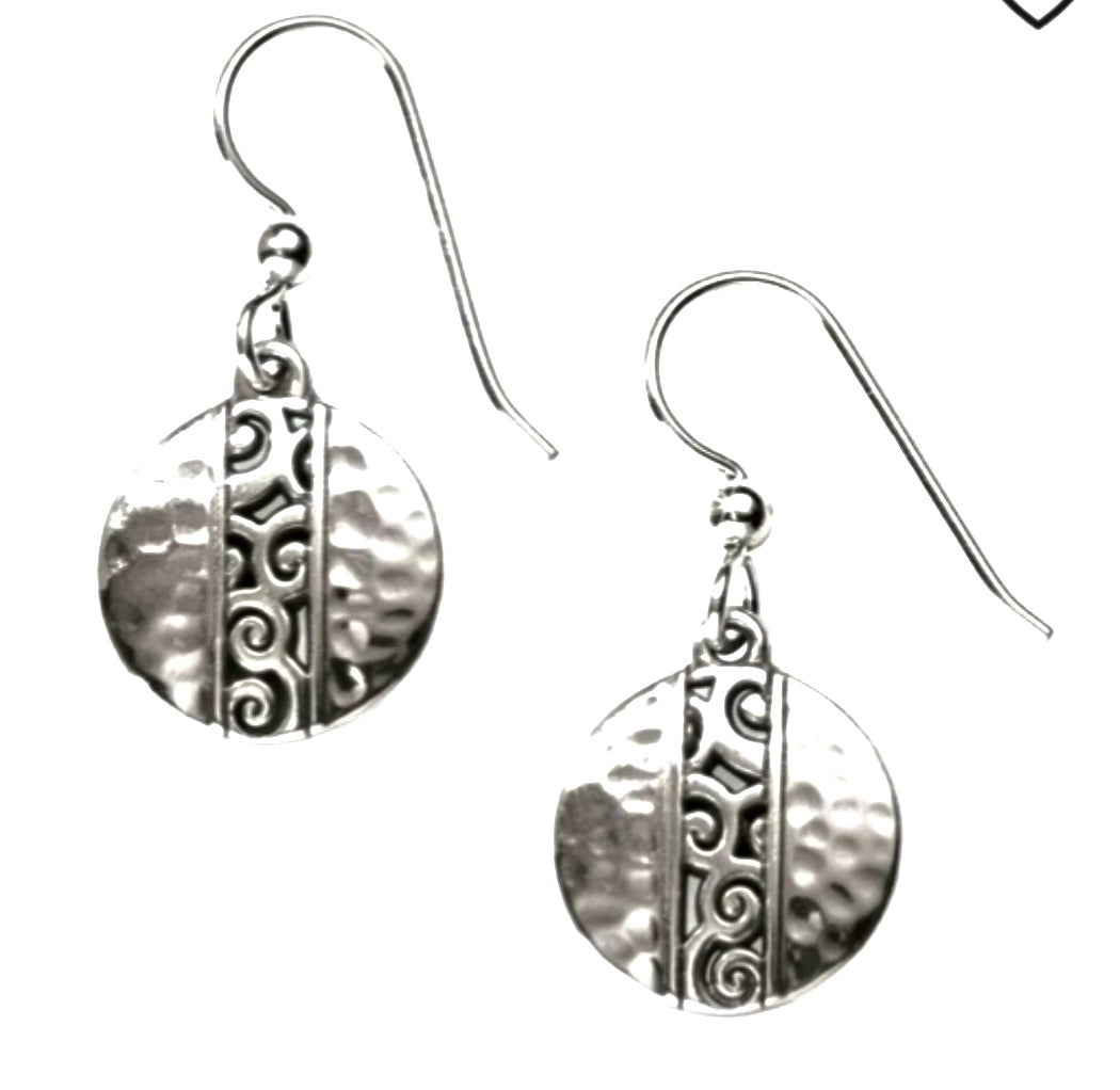 Mingle Disc French Wire Earrings