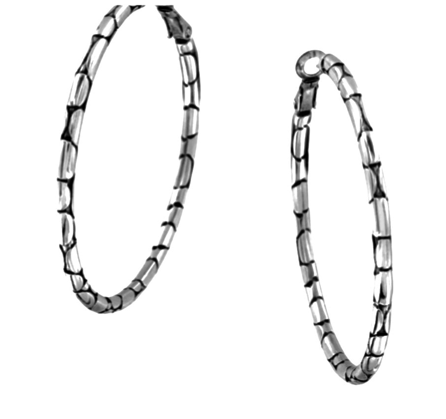 Pebble Large Hoop Earrings