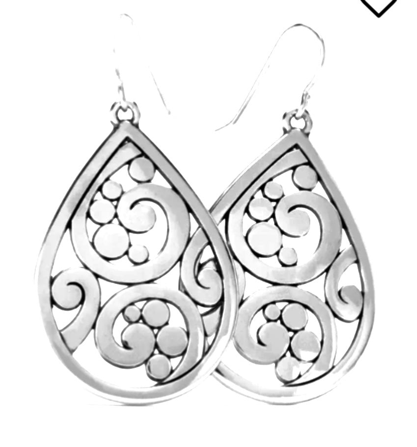 Contempo Teardrop French Wire Earrings