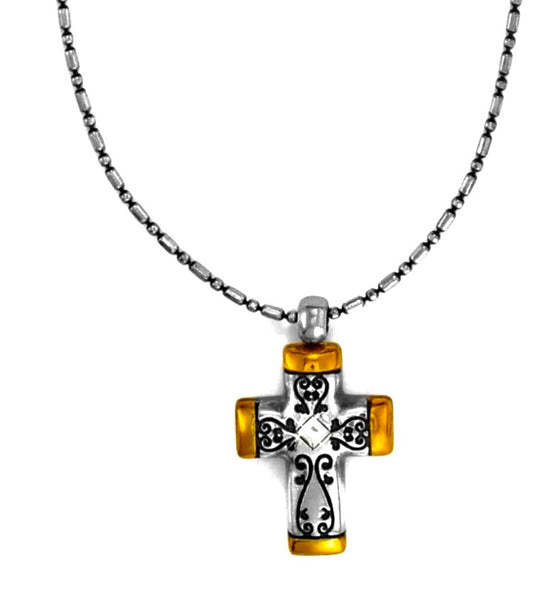 Venezia Petite Cross Necklace