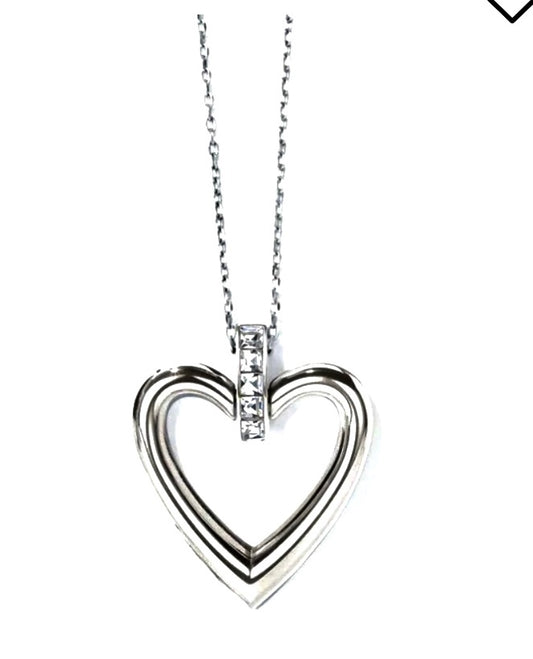 Spectrum Open Heart Necklace