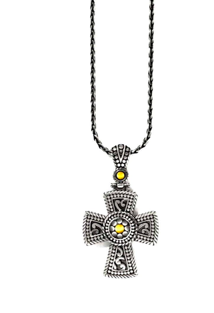 Temple Cross Necklace