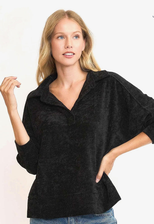 Missy Top Umgee Sweatshirt