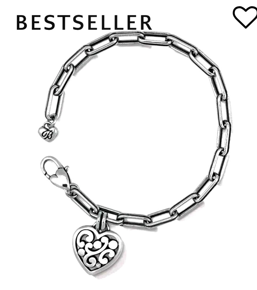 Contempo Heart Link Bracelet