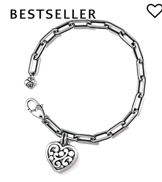 Contempo Heart Link Bracelet