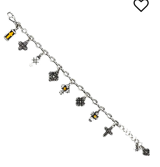 Eternity Cross Bracelet