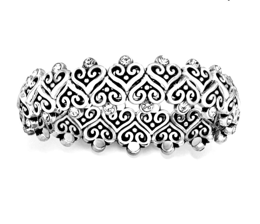 Alcazar Heart Stretch Bracelet