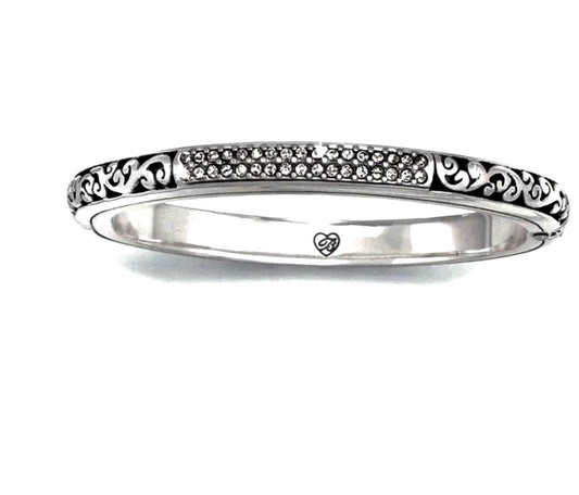 Sacred Cross Hinged Bangle