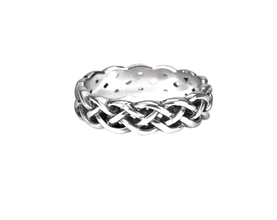 Interlok Braid Band Ring