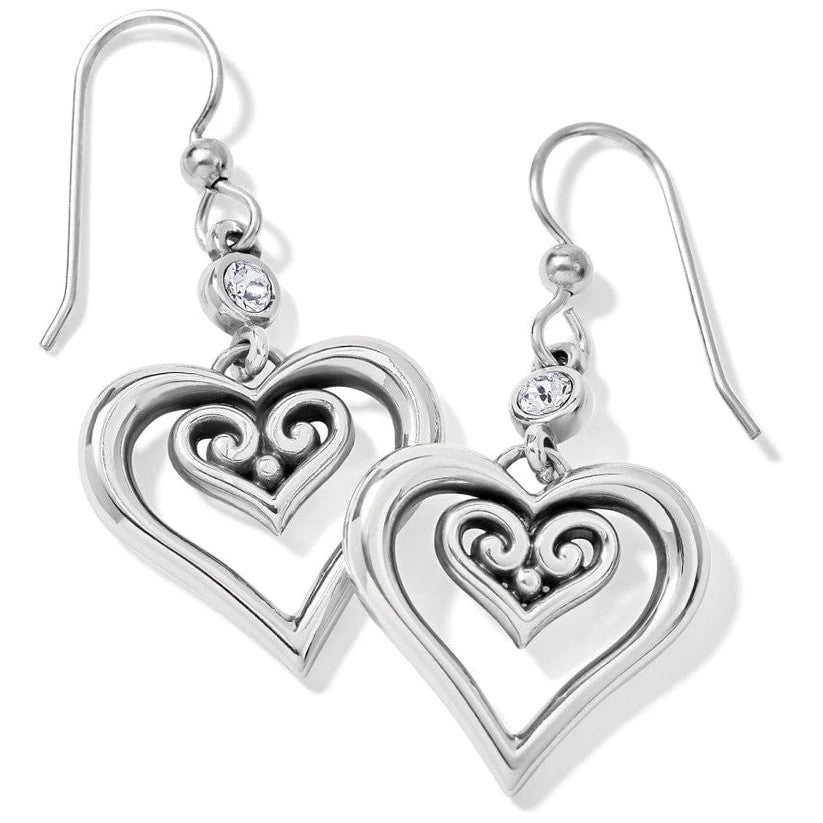 Brighton Alcazar Duet Heart French Wire Earring
