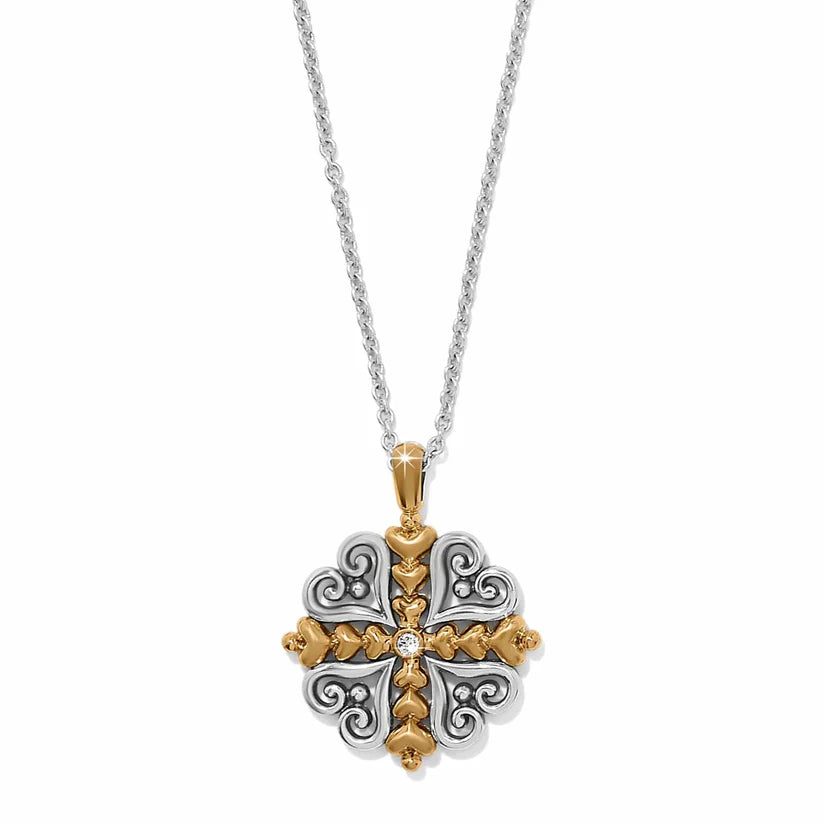 Brighton  Alcazar Heart Two Tone Necklace
