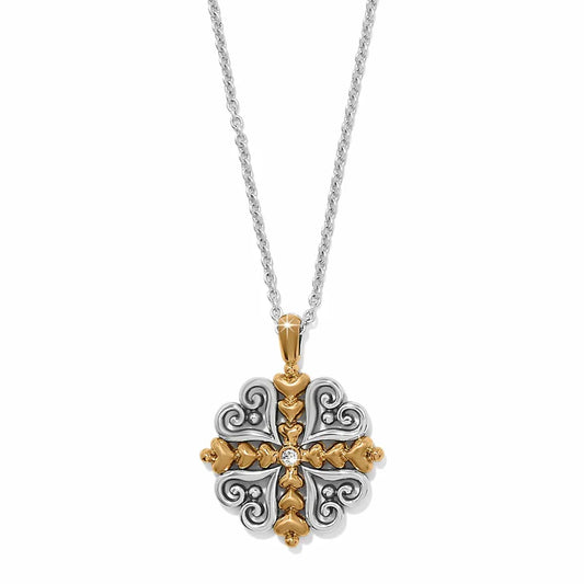 Brighton  Alcazar Heart Two Tone Necklace
