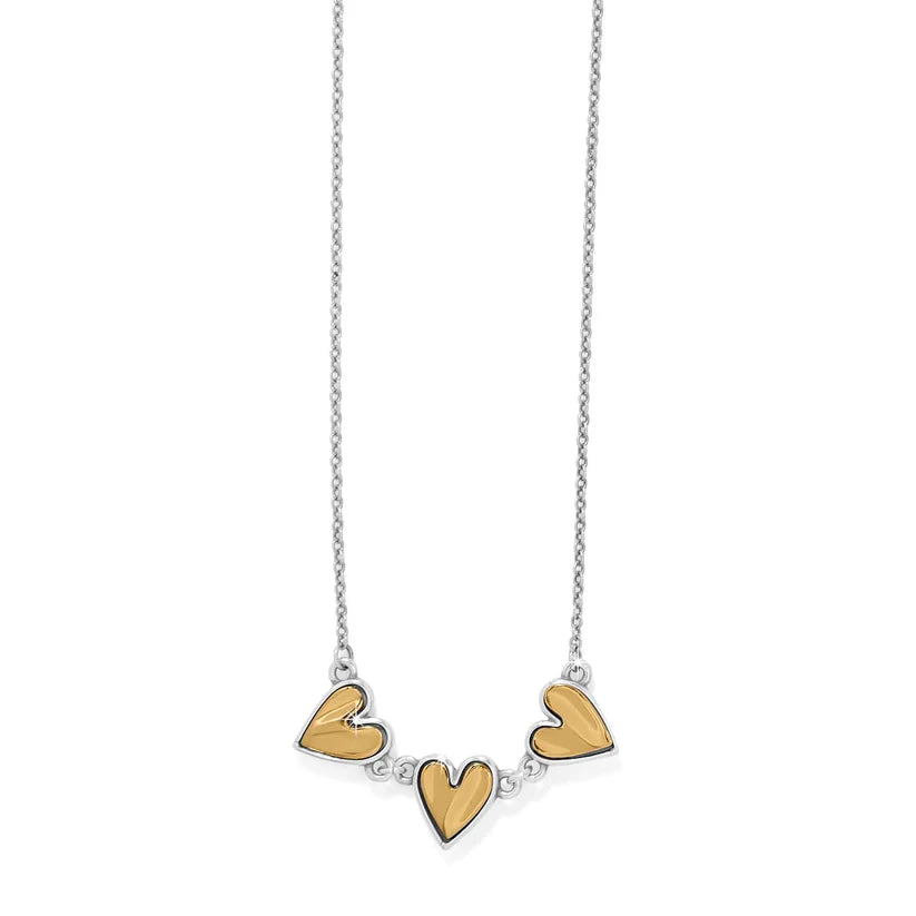 Brighton Cascade Heart Trio Necklace