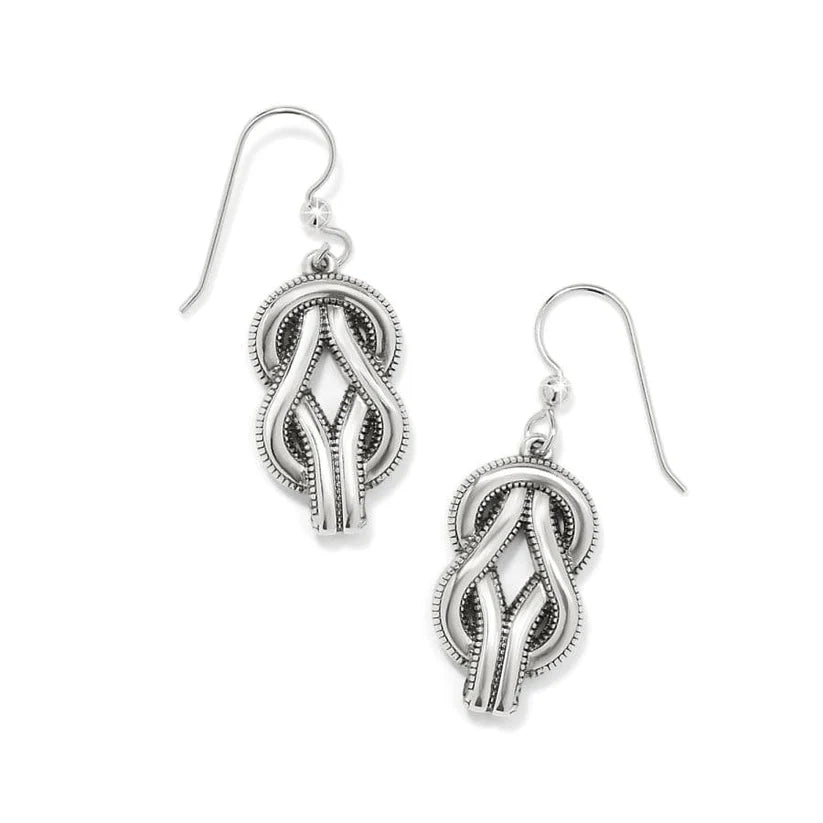 Brighton Interlok Harmony Black French Wire Earrings