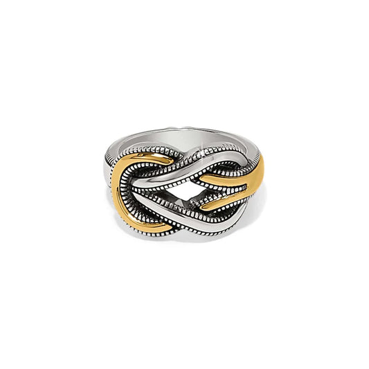 Brighton Interlok Harmony Two Tone Ring