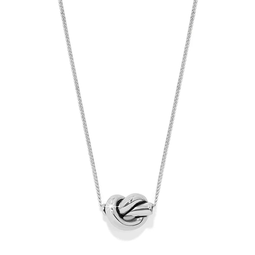 Brighton Interlok Single Knot Mini Necklace