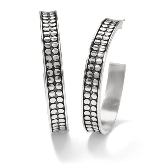 Brighton Pebble Dot Medium Hoops