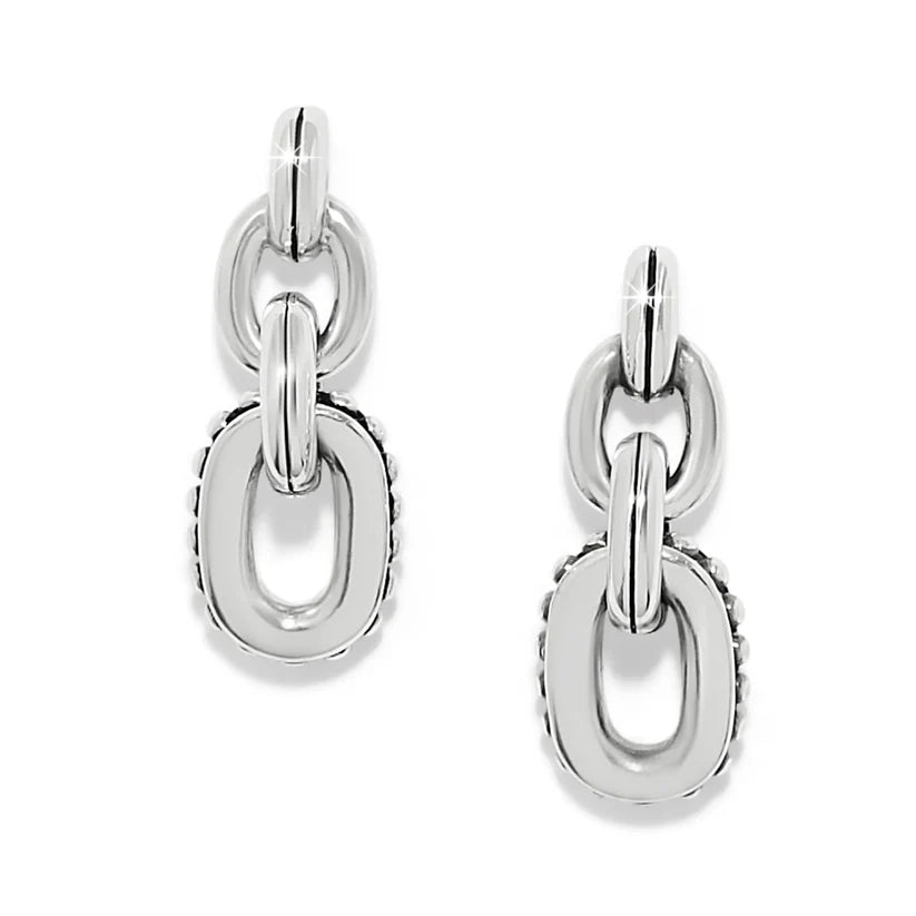 Brighton Pretty Tough Link Post Drop Earrings